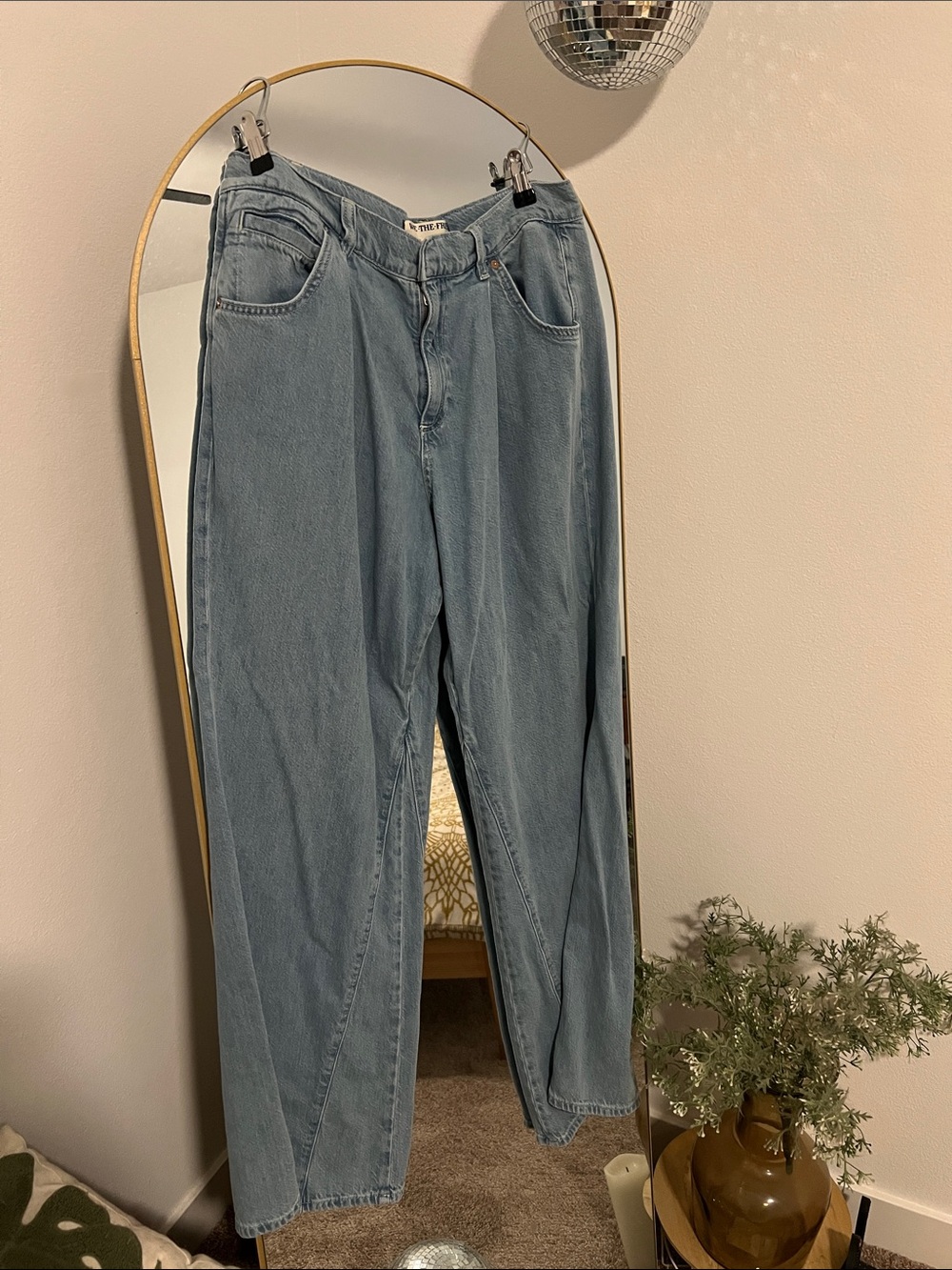 We the Free People Sheridan mid rise trouser flare jeans size 29
